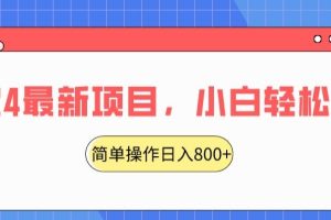 2024最新项目，红娘项目，简单操作轻松日入800+【揭秘】