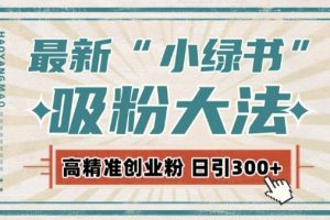 最新自动化“吸粉术”，小绿书激活私域流量，每日轻松吸引300+高质精准粉!