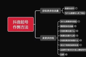 古木抖音起号作弊方法鱼塘起号，获取更多流量，卖更多的钱